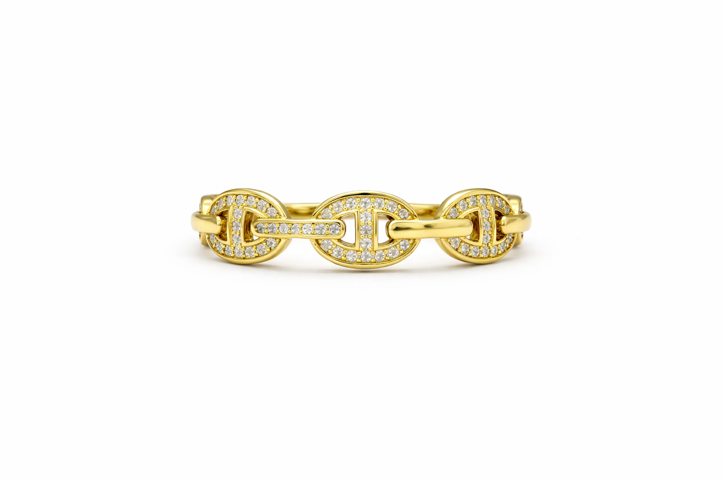 Designer Link Diamond Ring