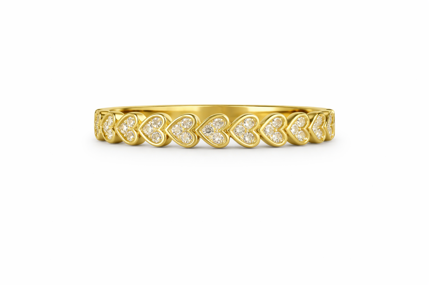 Mini Heart Eternity Ring
