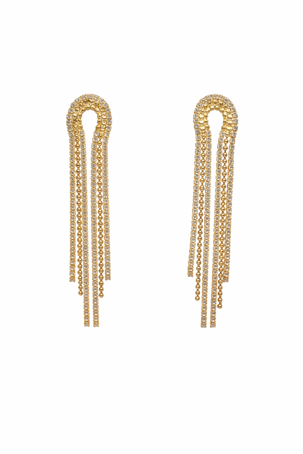 Dangling Horseshoe Earrings