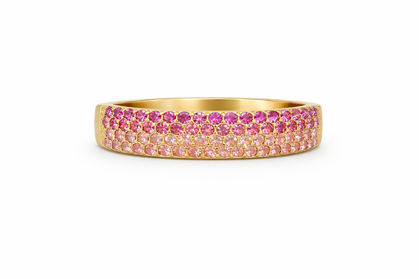 Small Pink Stone Ring