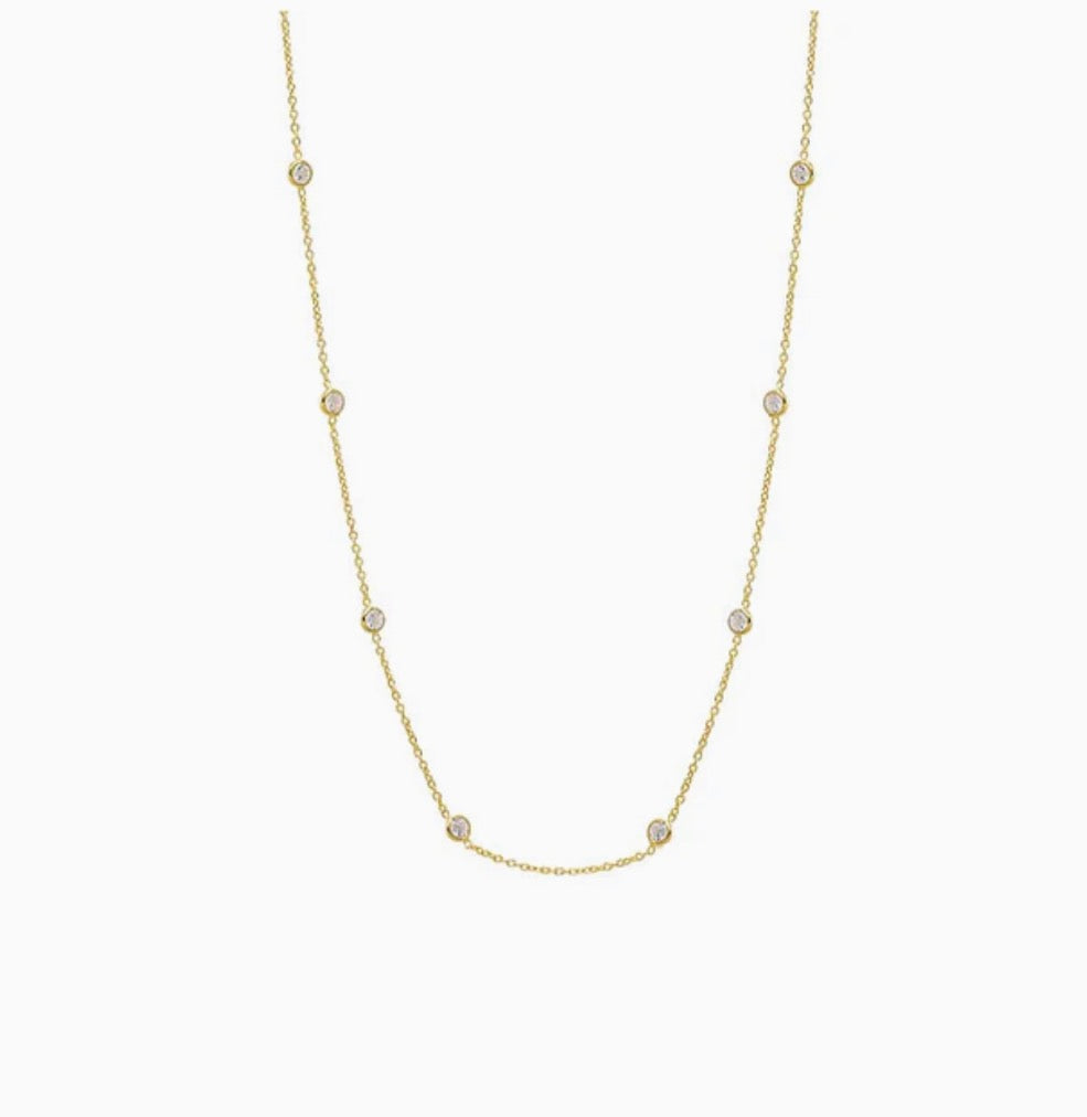 Diamond By The Yard Necklace