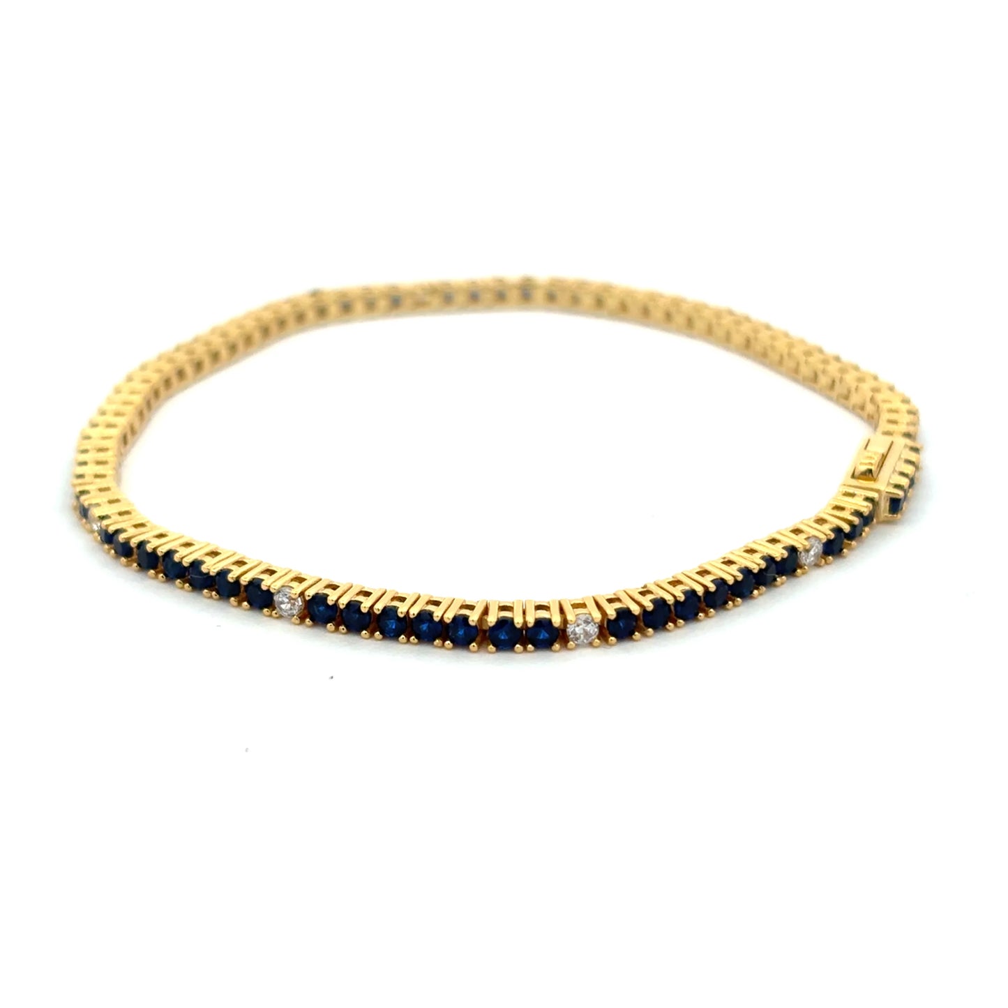 Minimal Gold Cuff Thin tennis Bracelet