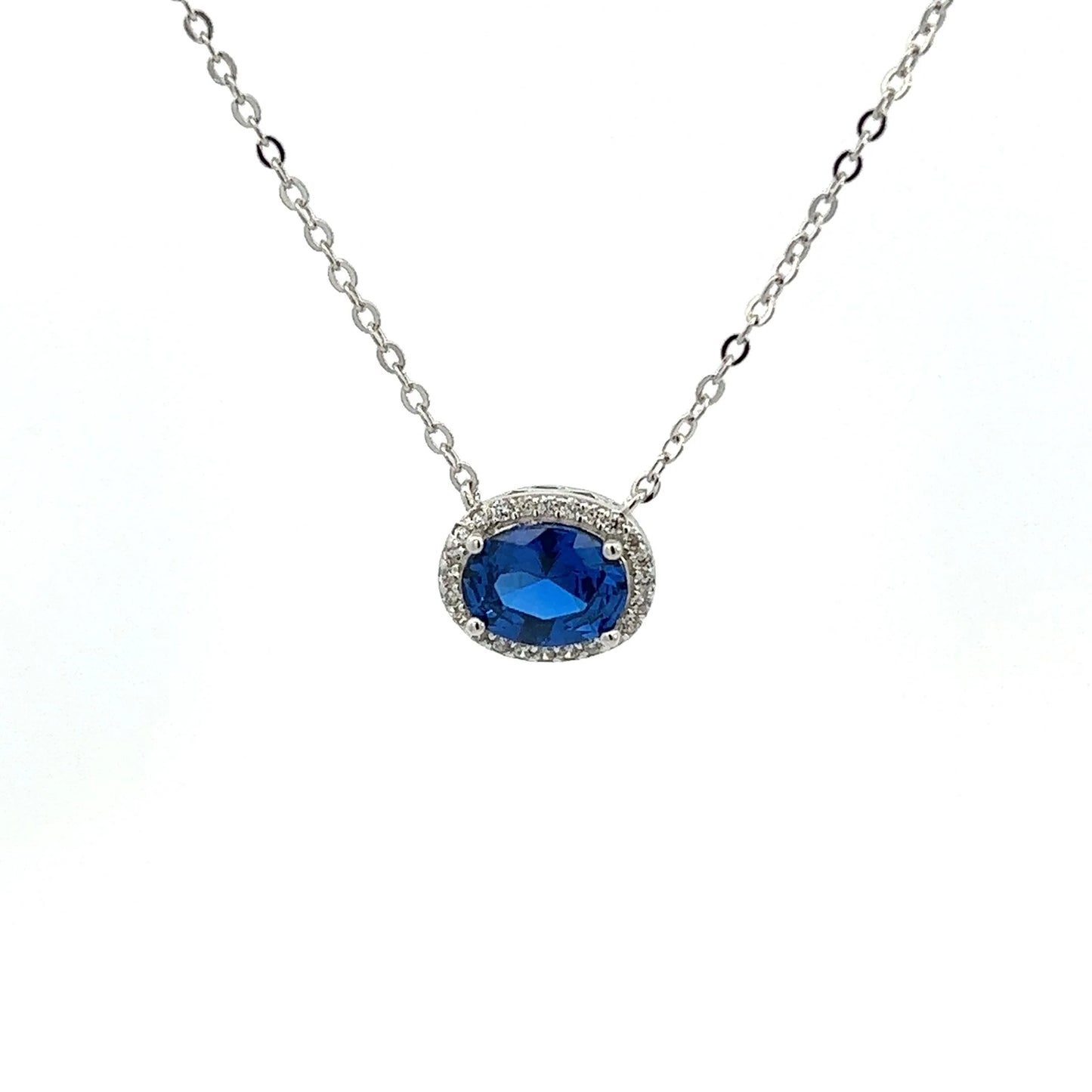 Sapphire Garnet necklace