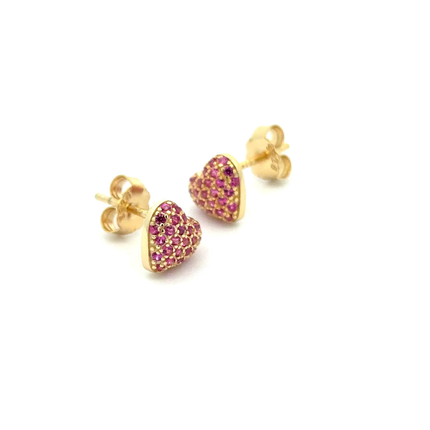Pink Heart Earrings
