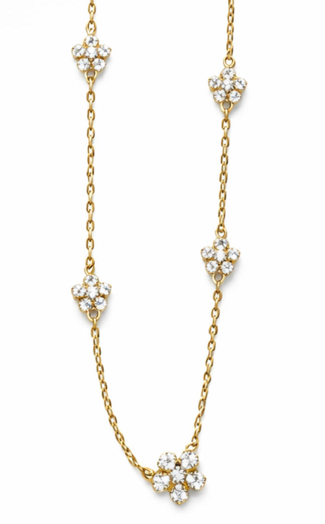 Elegant Floral Pendant Necklace