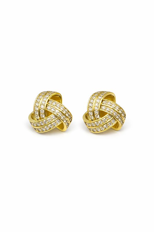 Knot earrings