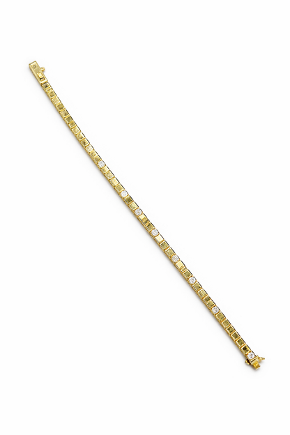 Gold Tennis  Bracelet