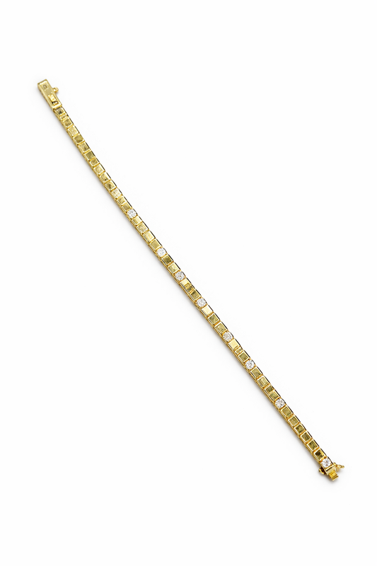 Gold Tennis  Bracelet