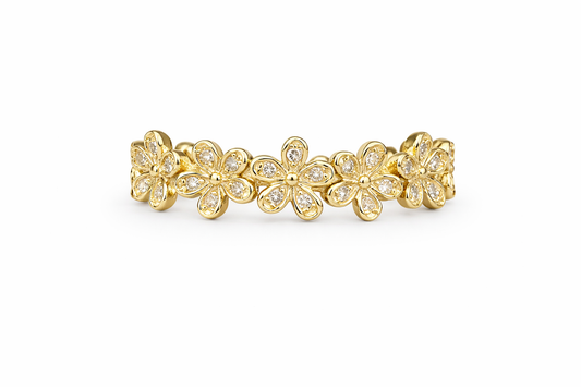 Flower Eternity Ring
