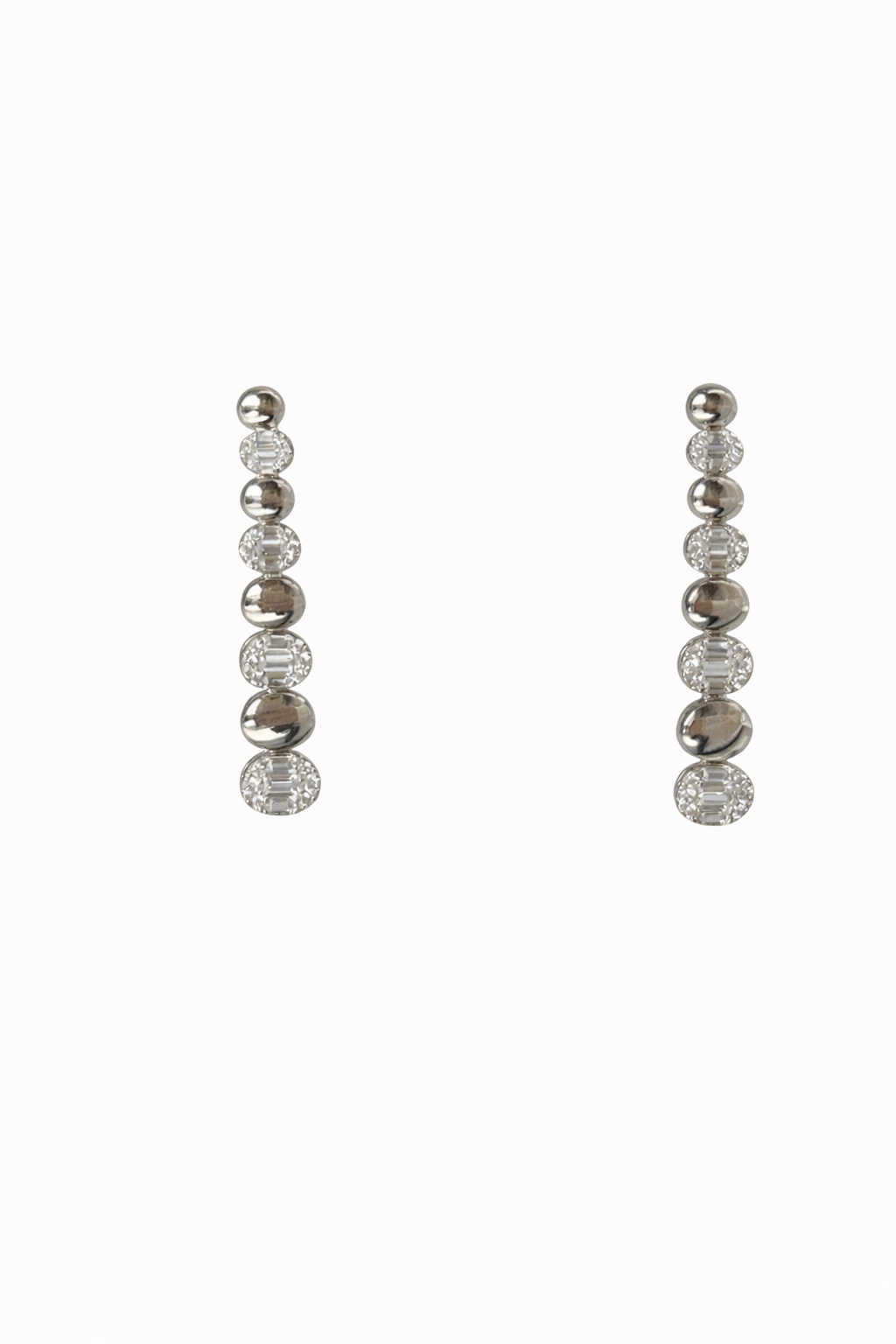 Patterned Circle Drop Earrings