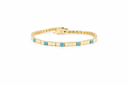 Gold Tennis  Bracelet