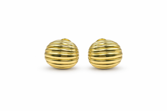 Banana Huggie Clip Back Earrings