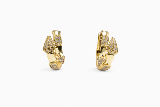 Snake Hoop Earring