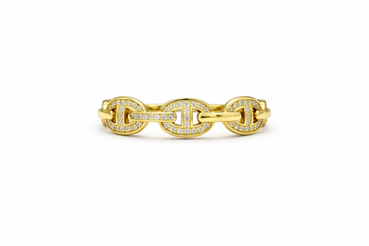 Designer Link Diamond Ring