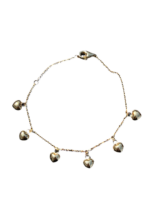 Heart Charm Bracelet