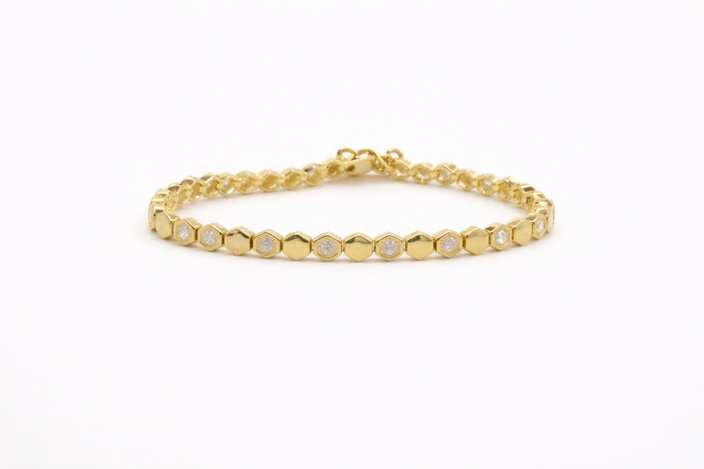 Octagon Tennis Bracelet