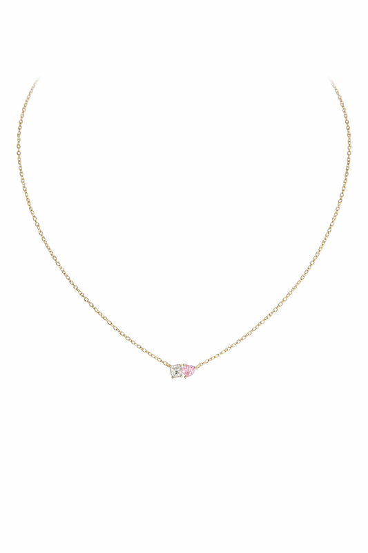 Kids Pink Emerald Heart