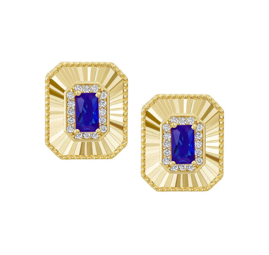 ￼ Rectangle stone stud