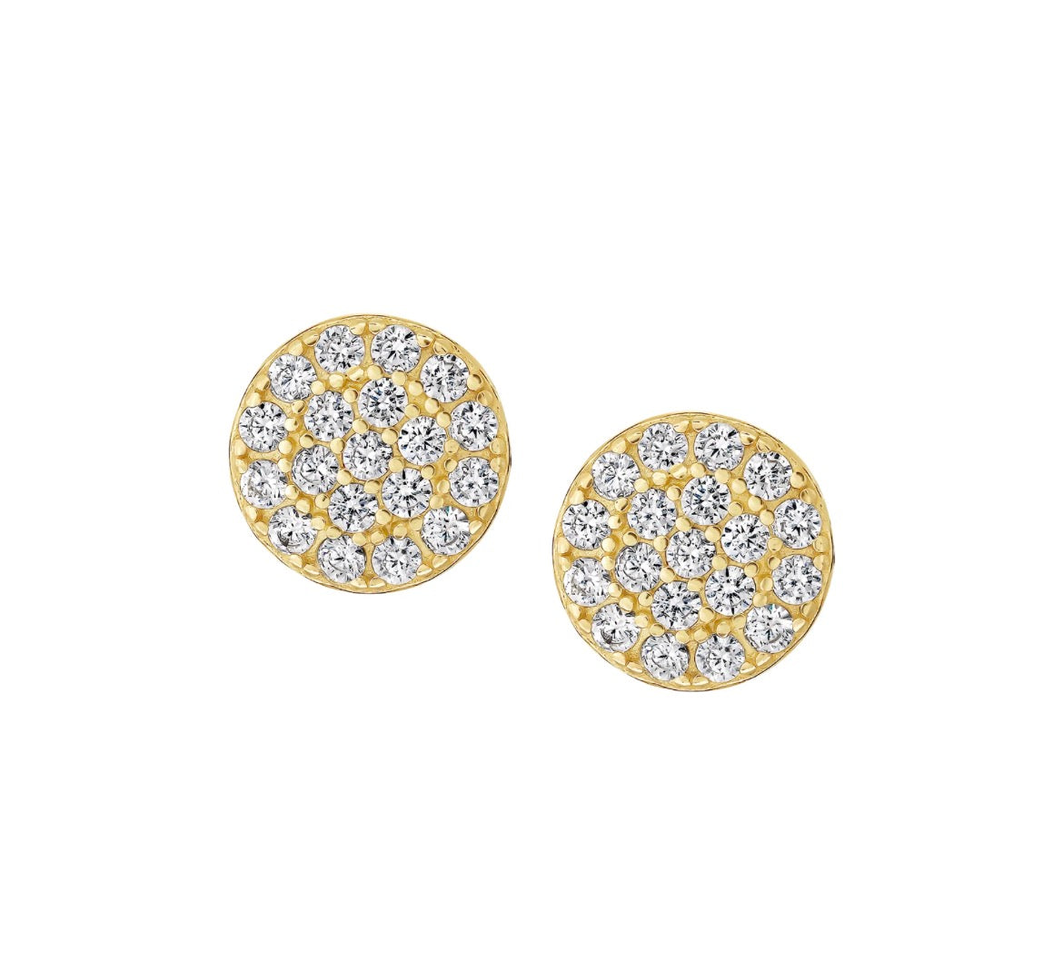Classic Circle Stud Earrings