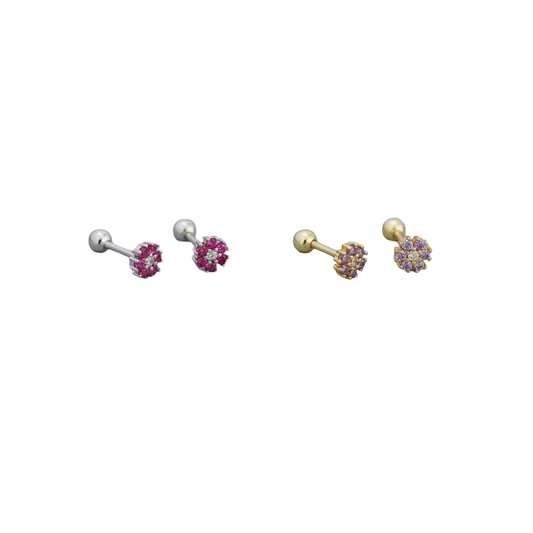 Pink Blossom Kids Earrings