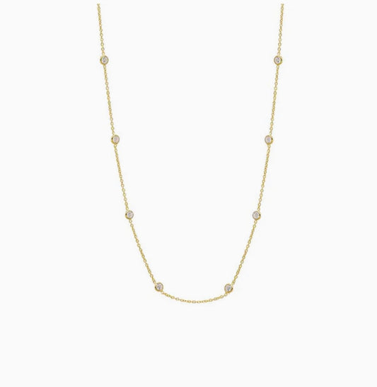 Diamond By The Yard Necklace