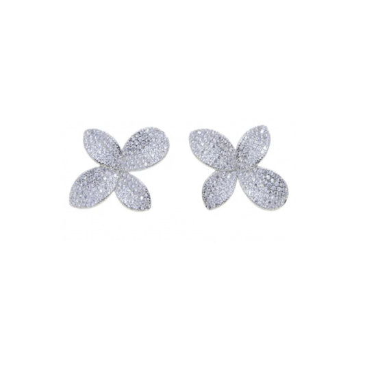 Four-Petal Flower Earrings