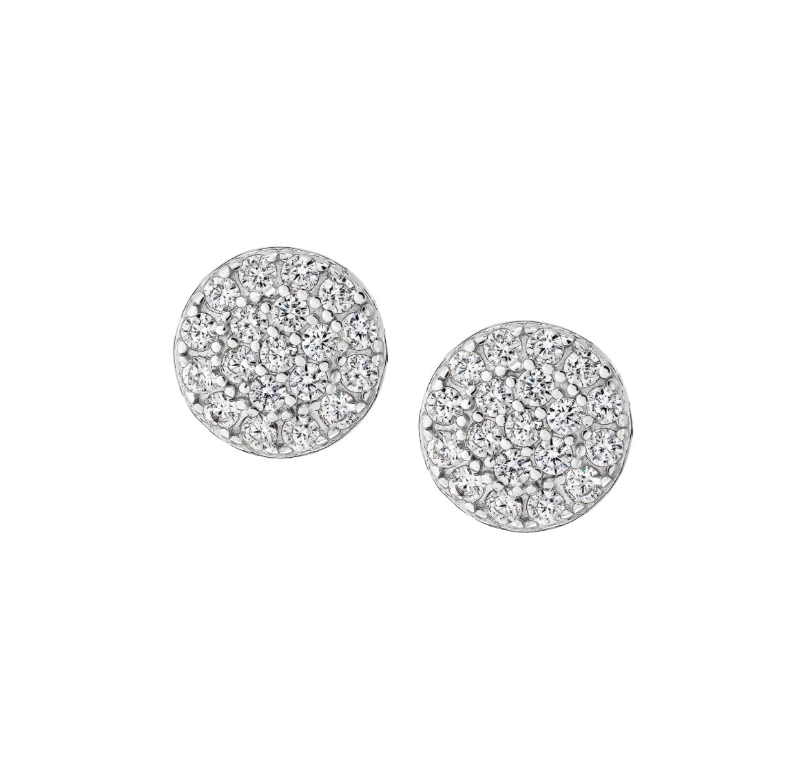 Classic Circle Stud Earrings