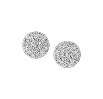 Classic Circle Stud Earrings