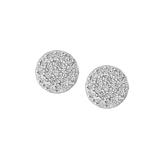 Classic Circle Stud Earrings