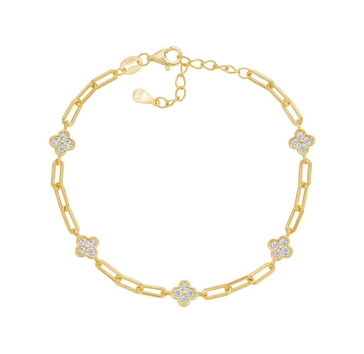 Soft Elegant Clover Bracelet