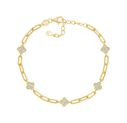 Soft Elegant Clover Bracelet