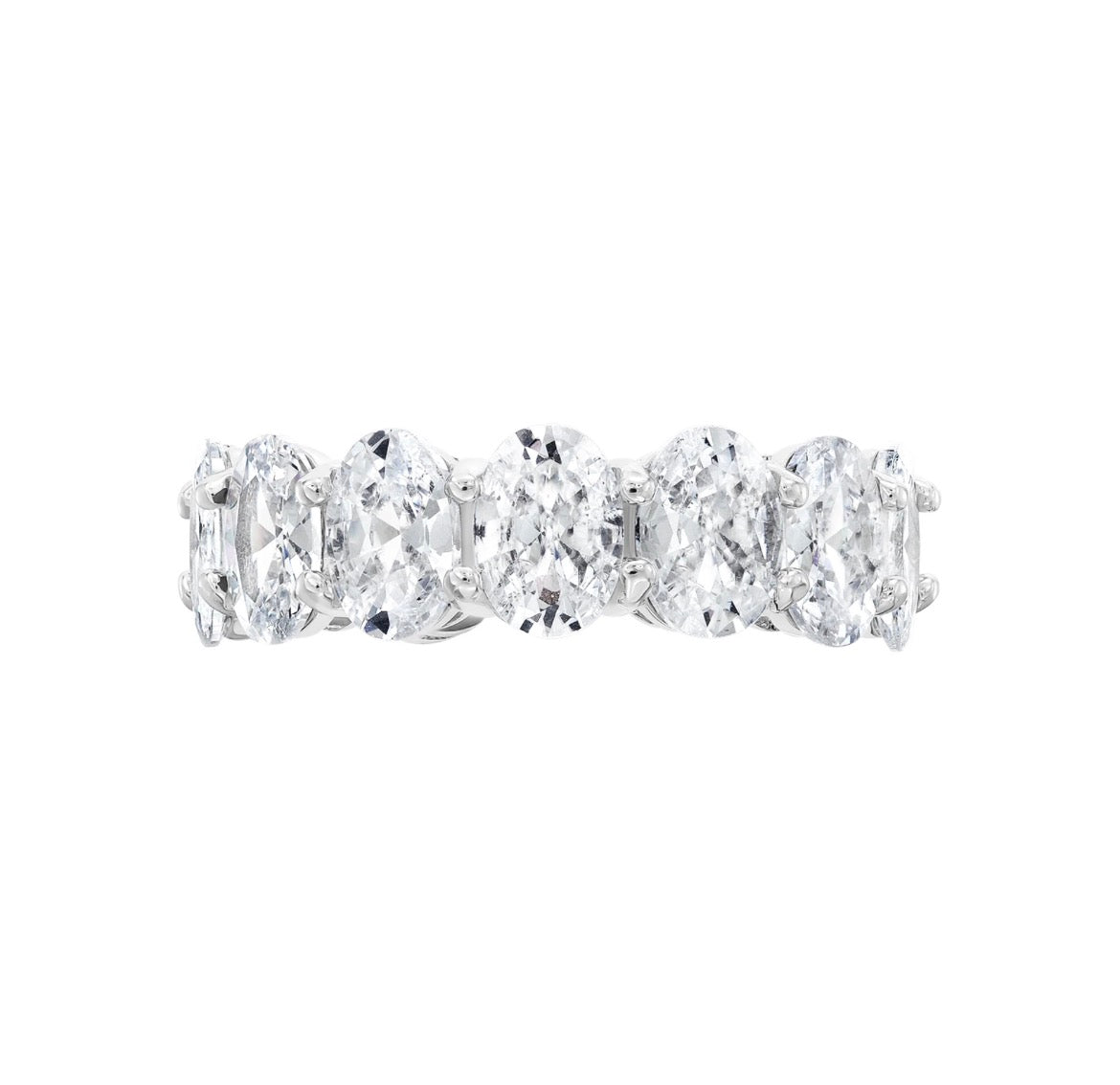 Bold Oval Eternity Band