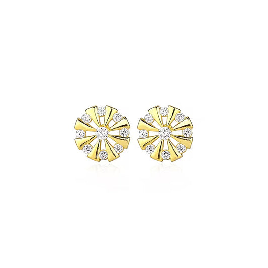 Sparkling Snowflake Studs