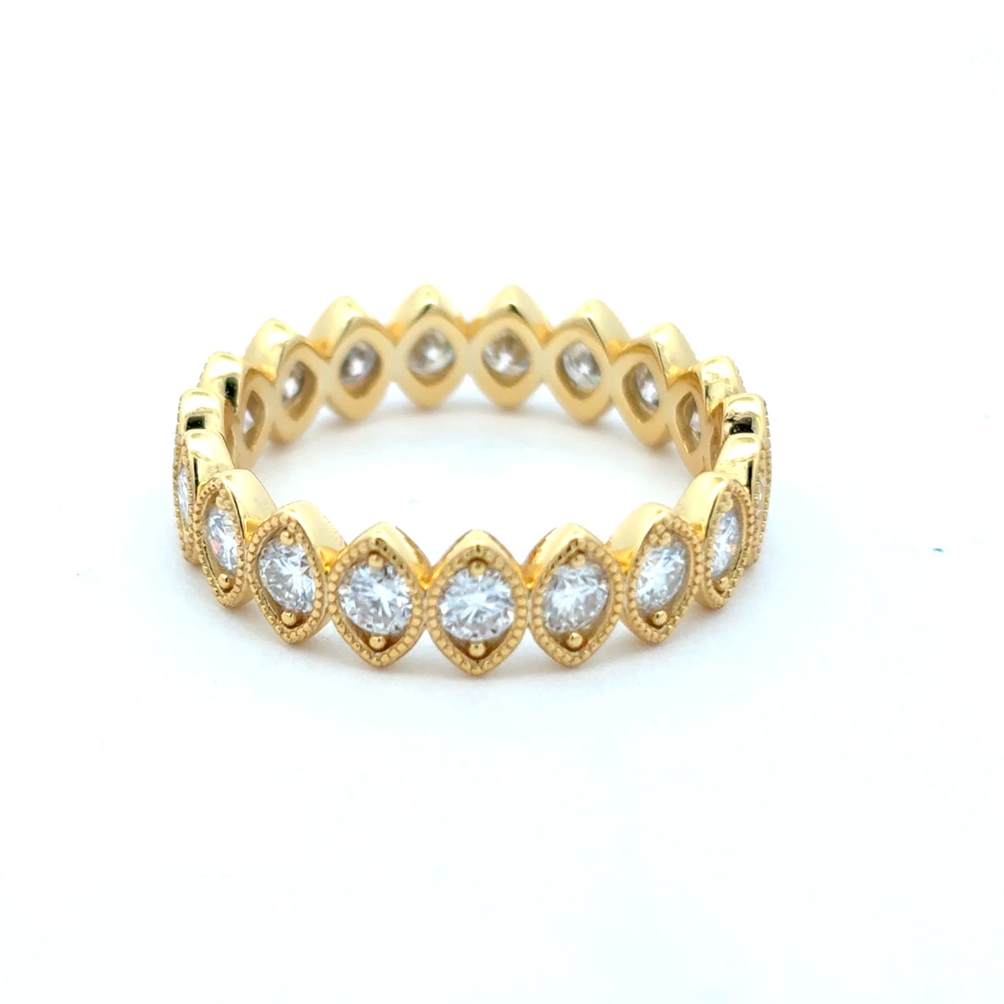 Moissanite Eternity Band Ring