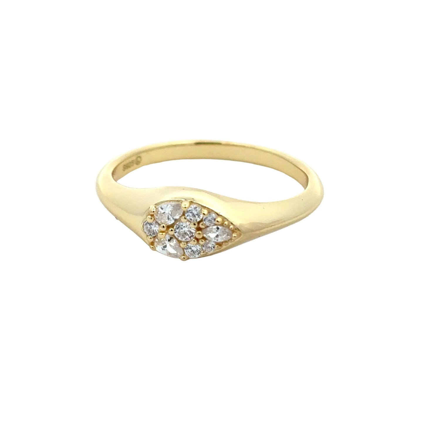Diamond Tear Ring
