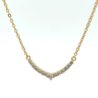 Sparkling V Necklace