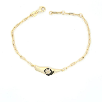 Modern Paperclip  Bracelet
