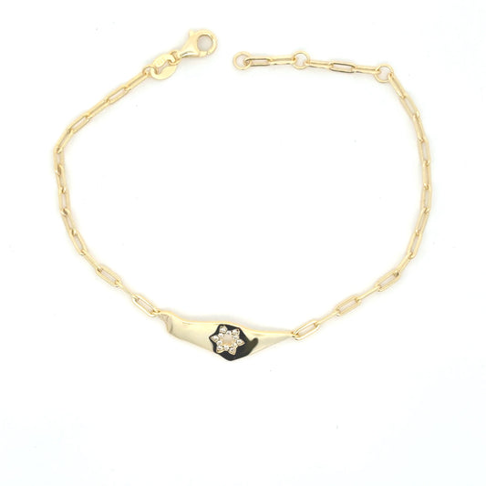 Modern Paperclip  Bracelet