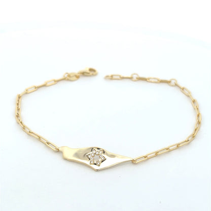 Modern Paperclip  Bracelet