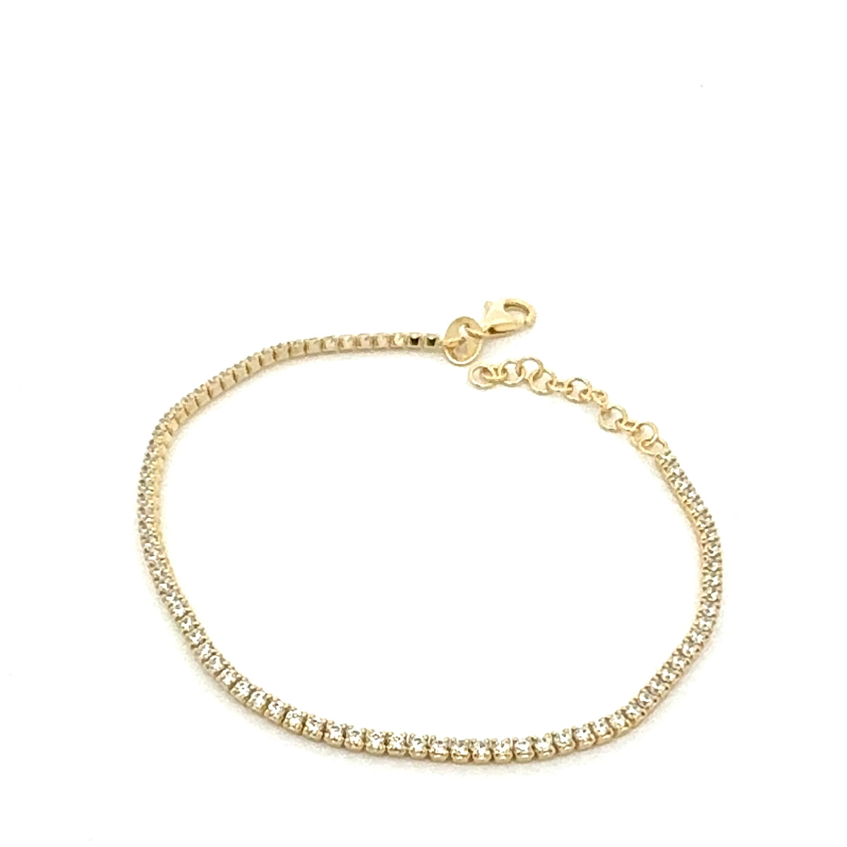 Thin Diamond Tennis Bracelet