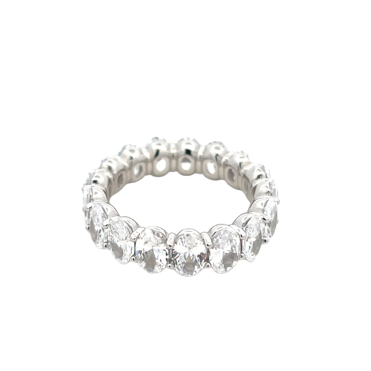 Bold Oval Eternity Band