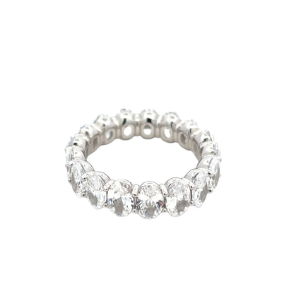 Bold Oval Eternity Band