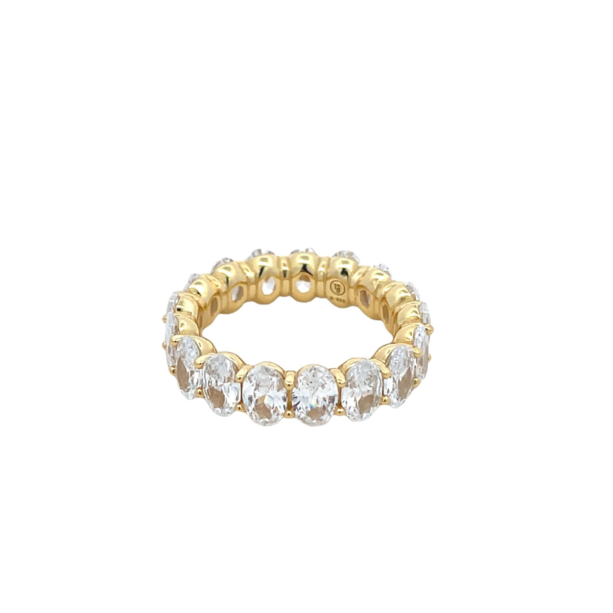 Bold Oval Eternity Band