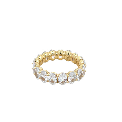 Bold Oval Eternity Band