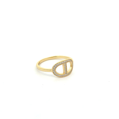 Designer Inspired Pave Ring