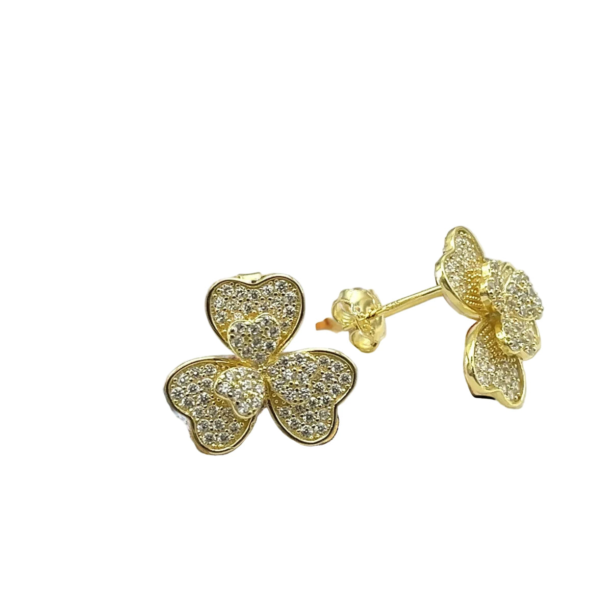 Heart Flower Earring