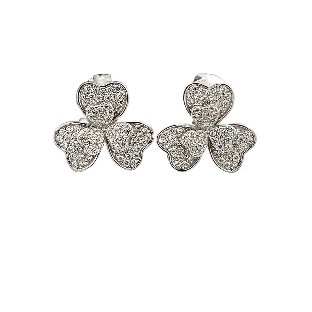 Heart Flower Earring