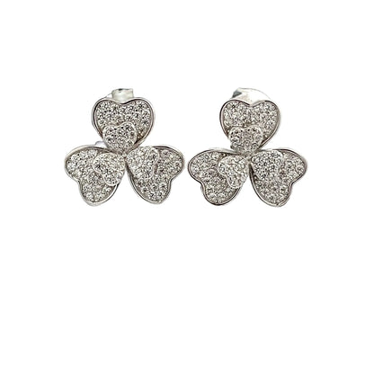 Heart Flower Earring